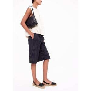 Alohas Ibizas Leather Espadrilles Sandals 8.5 Black Vacay Resort Beach Coastal